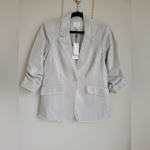 Cinq A Sept Boucle Khloe Blazer Size 2 ( Size Chart Enclosed)
